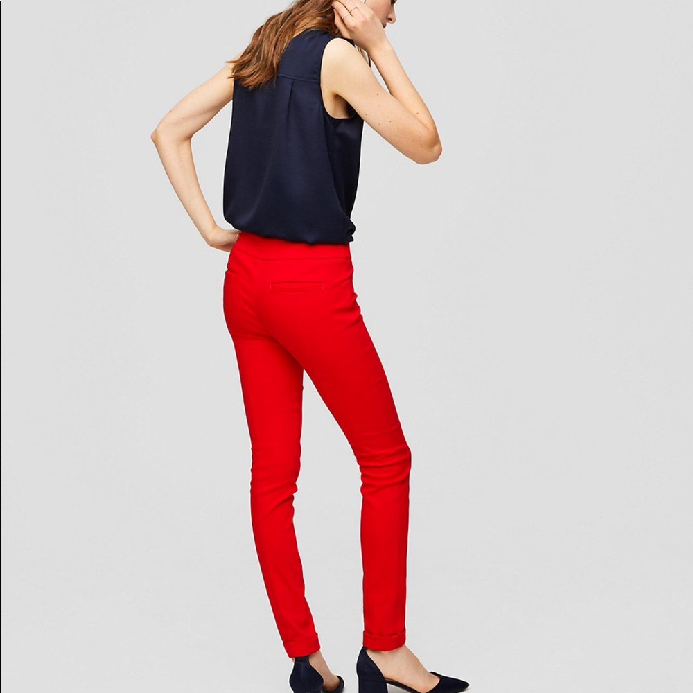 Ann Taylor Loft Skinny Cuffed Pants in Marisa fit - Picture 2 of 6